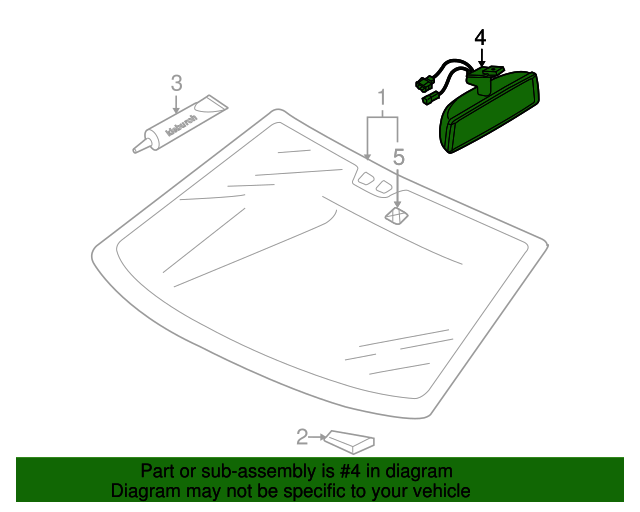 Mirror Inside 3D1-857-511-BE-6C3