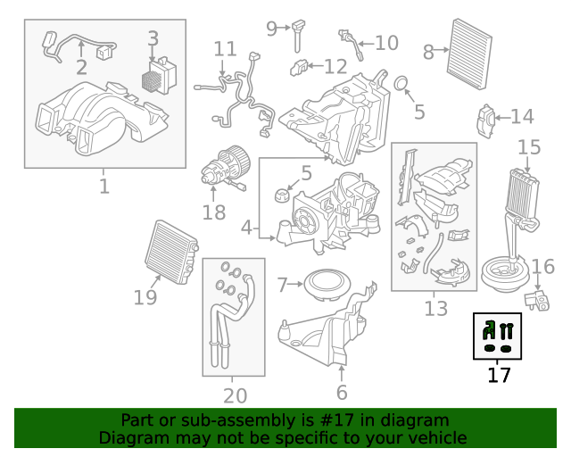 Genuine BMW 64119869537 Expansion Valve Hardware Kit FREE Shipping on Most Orders 299