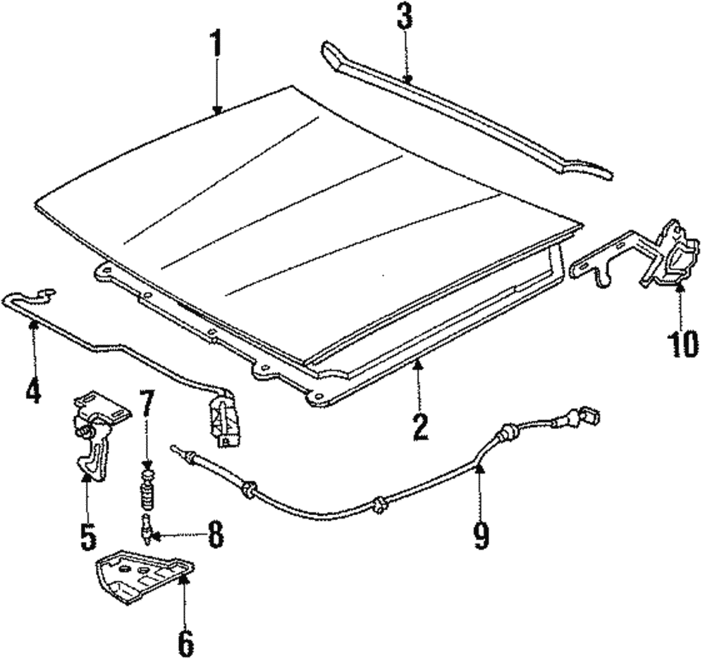 Control Assembly-Hood Latch                      *Black - GM (20549733)