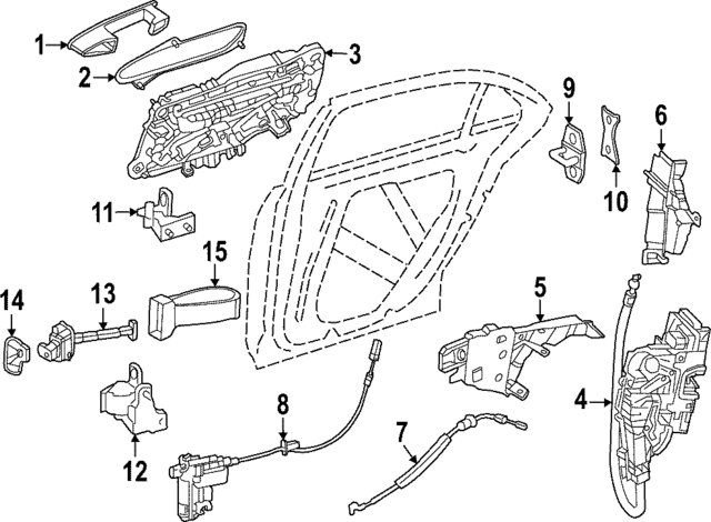 Genuine OEM Upper Hinge | 223-730-28-10 | Fits Select 2021-2024