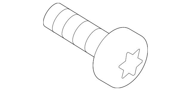 7129904477 - High Note Horn Screw (07-12-9-904-477) | BMW of South 
