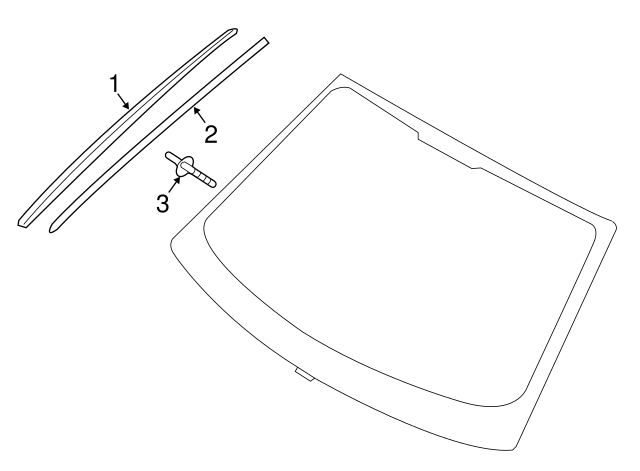 2018-2024 Audi Retaining Strip 80A-845-453 | OEM Parts Online