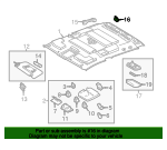 Genuine Toyota Coat Hook 74631-0C050-B0