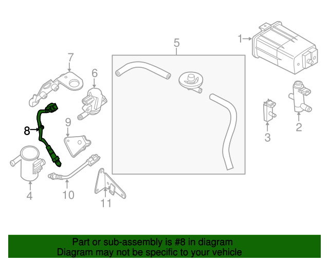 226931LU0A Oxygen Sensor 20122018 Nissan Conicelli Nissan Parts