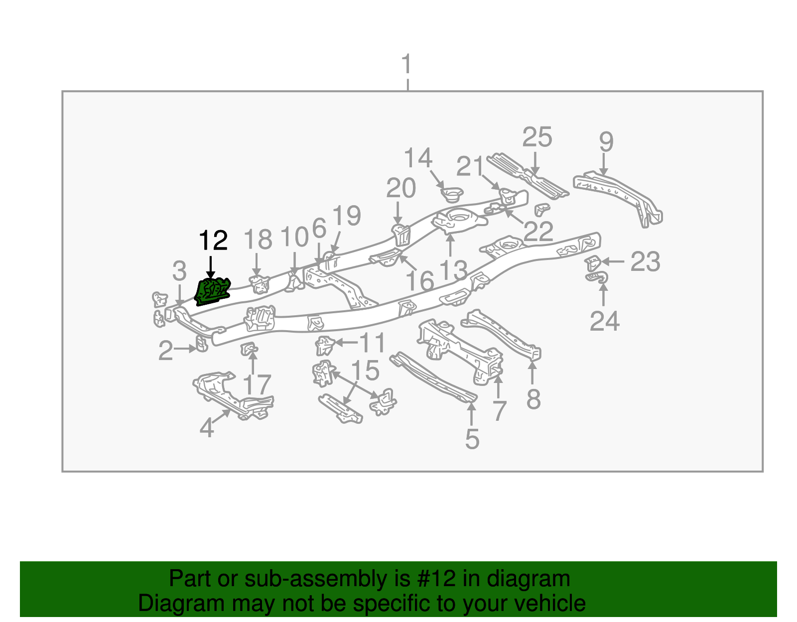Support Bracket - Toyota (51502-60020)