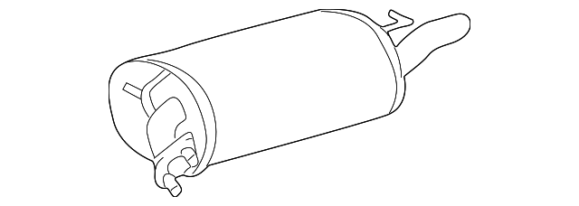Muffler W/Tailpipe - Toyota (17430-20080)
