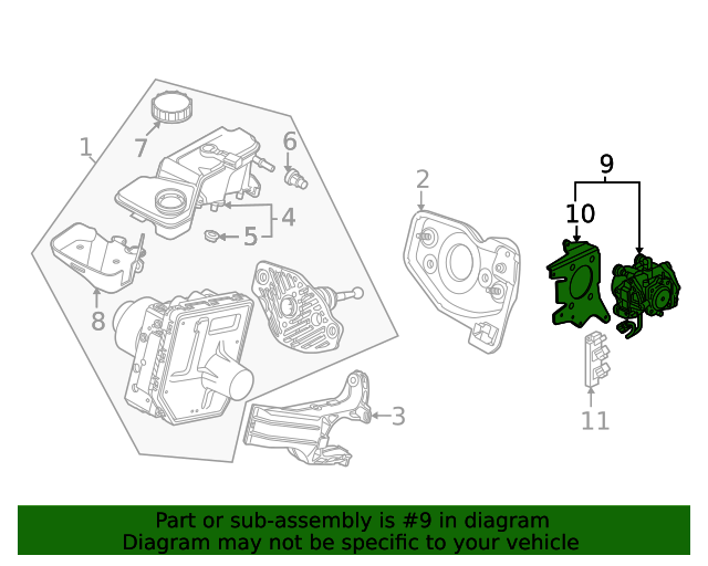 2016-2022 Volvo Vacuum Pump 31423282 | OEM Parts Online