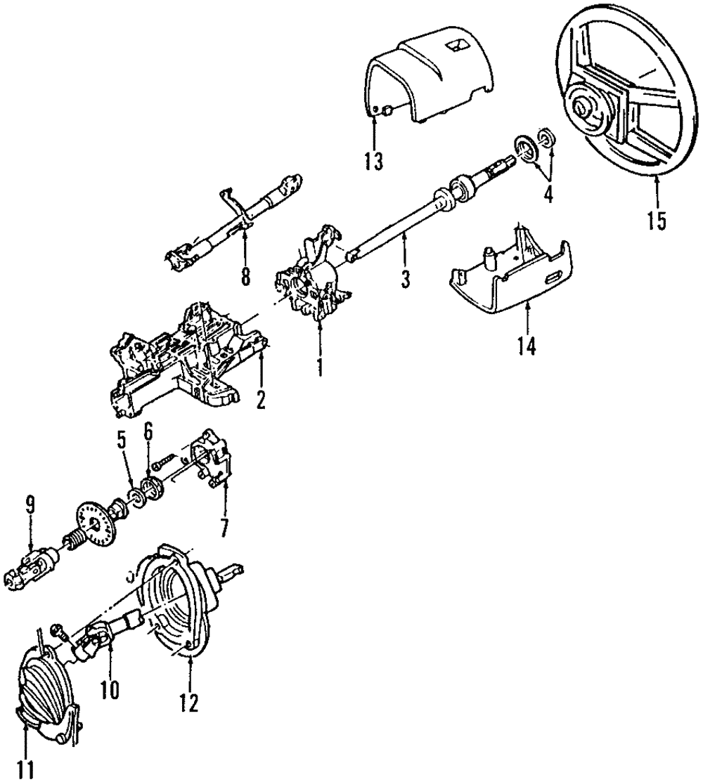 Steering Wheel - Ford (YF4Z-3600-CPA)