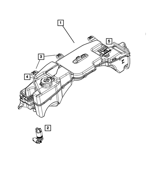 Tank, Coolant Engine for 2007 Dodge Nitro | Mopar Estores