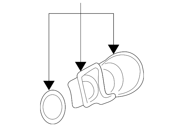 Fuel Filler Housing with Gasket and Sealing Strip - GM (25716228)
