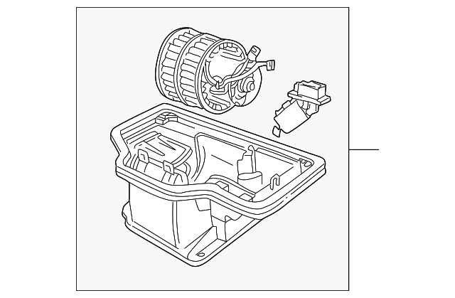 Genuine Blower Assembly for 1999-2003 Saab 9-3 | Part# 4759585 