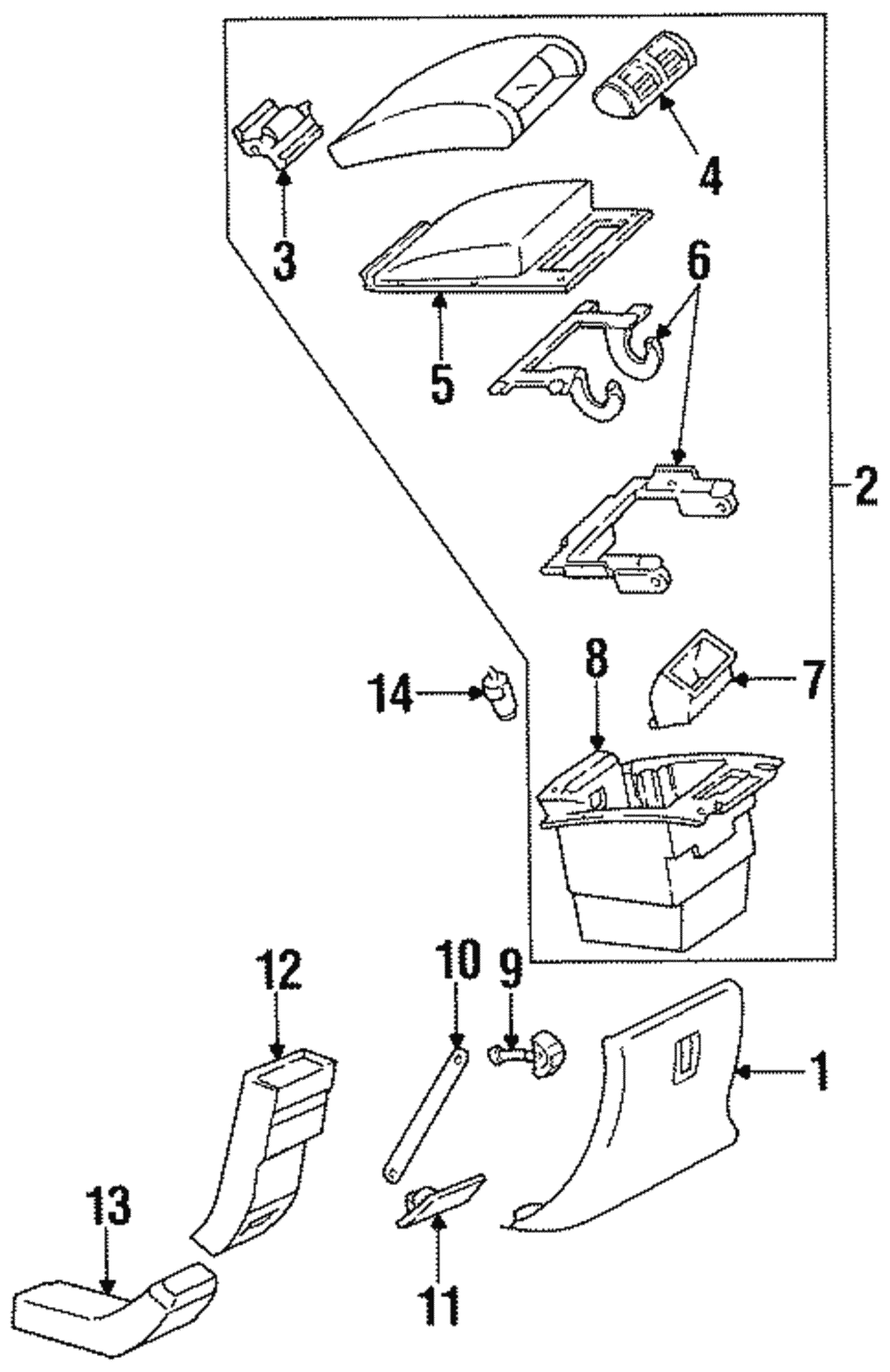 Deflector Assembly, F/Floor Console Rear   Air Otlt **Oak - GM (12373183)