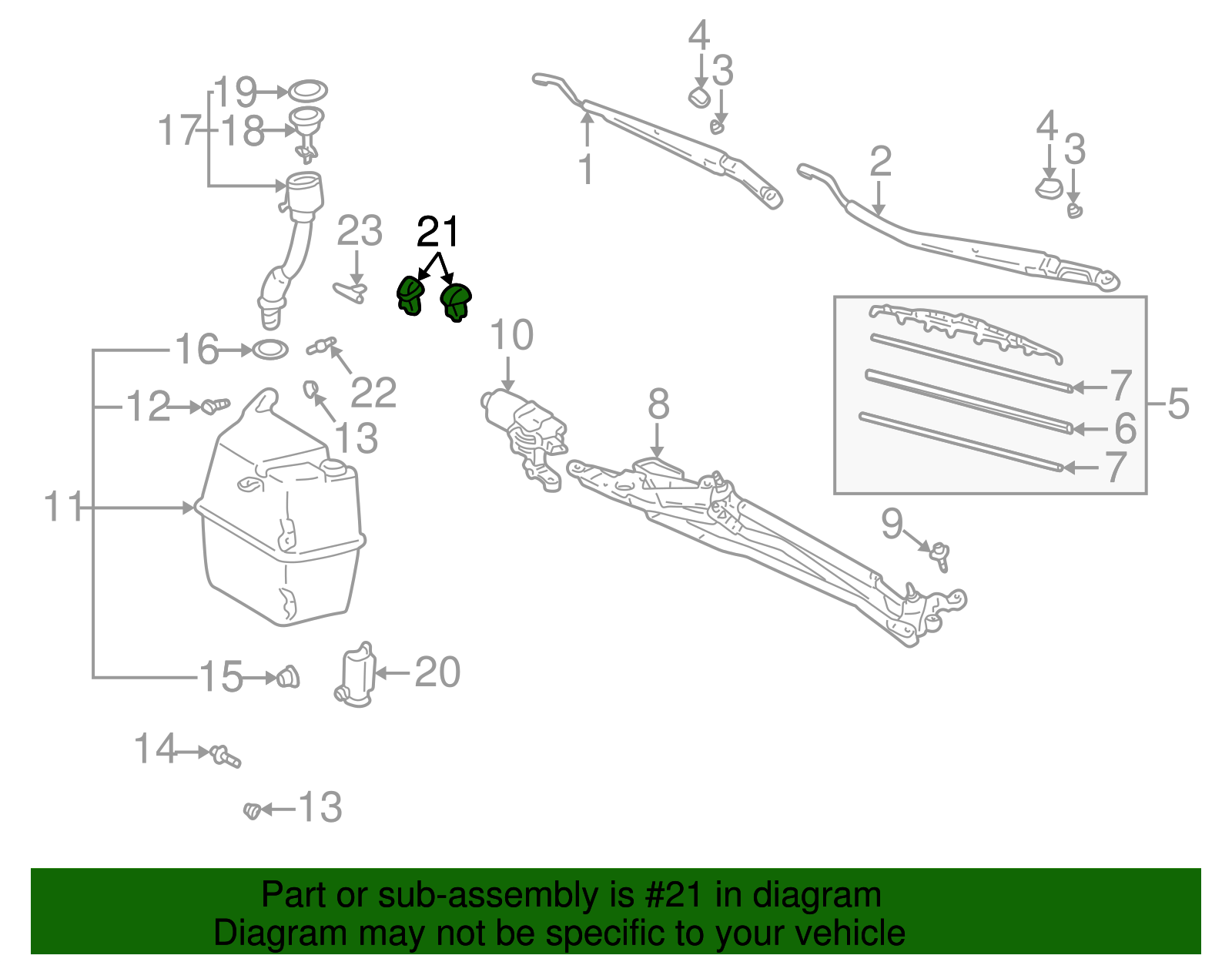 Nozzle - Toyota (85381-20190)