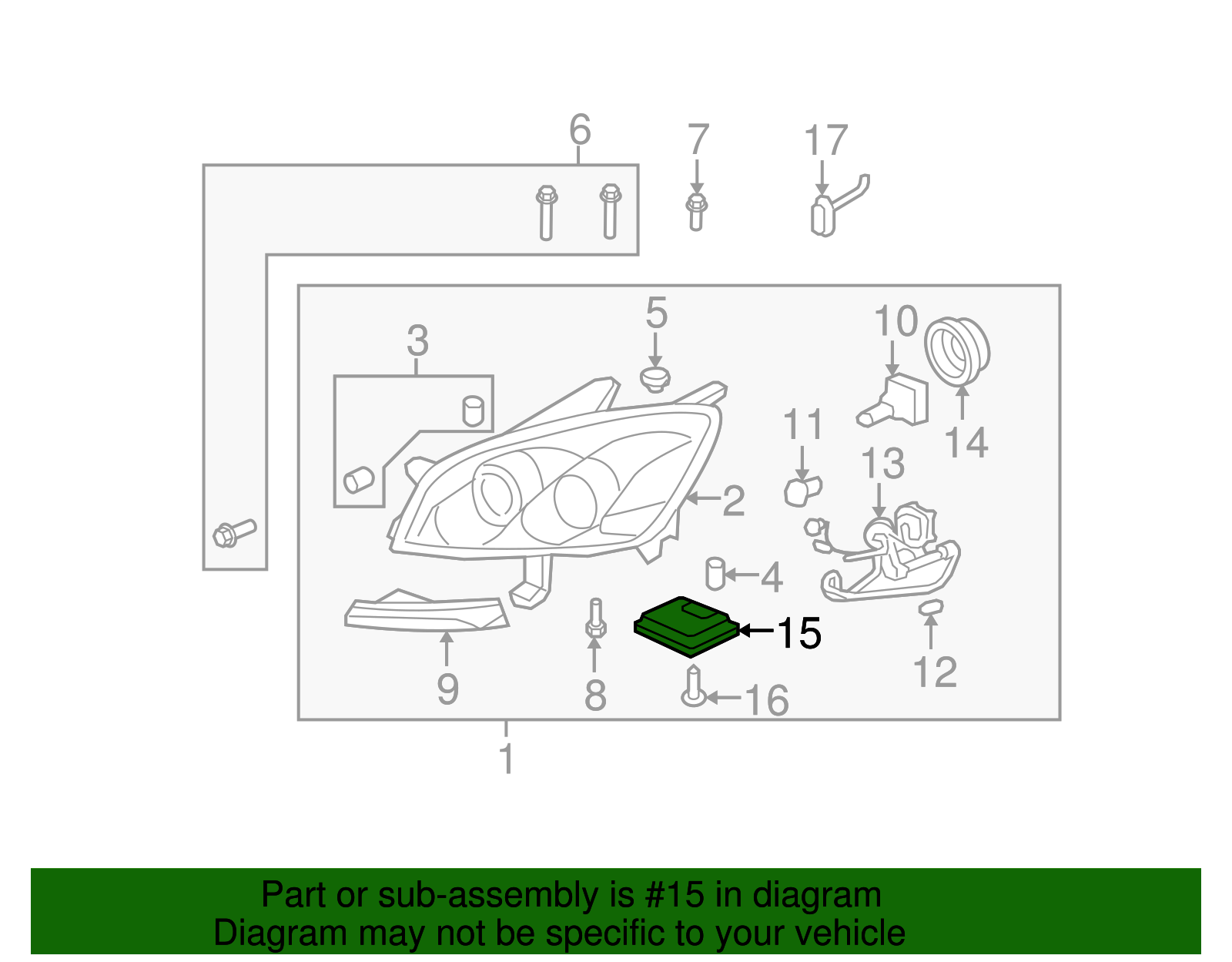 Headlamp Ballast - GM (10391611)