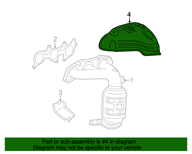 1716831100 Heat Shield 20142018 Lexus ES350 MyLexusParts