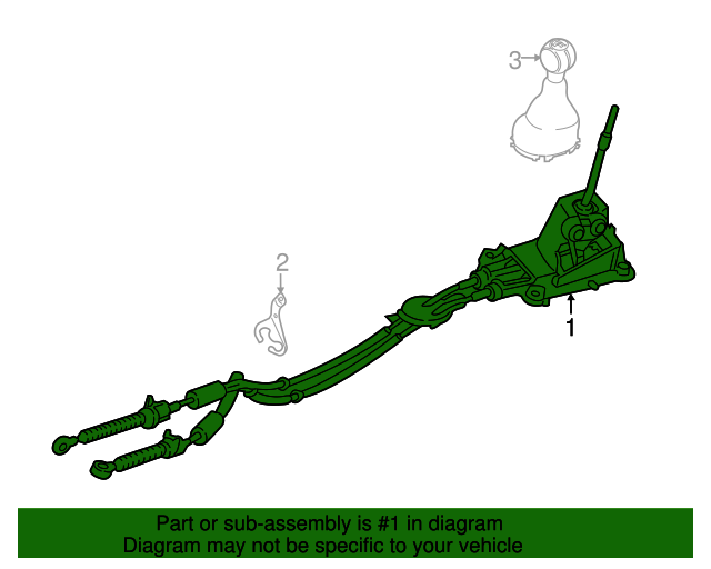 25117544907 Shifter Assembly 20162019 Mini Cooper Clubman