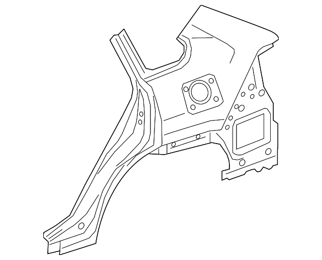 20192020 Toyota RAV4 Quarter Panel 616020R160 Toyota Parts