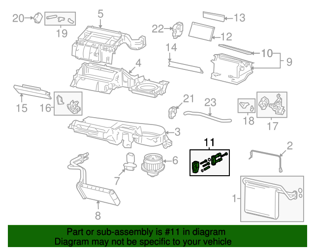 8851504060 Expansion Valve 20052015 Toyota OEM Genuine