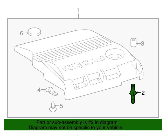 20012008 Toyota Engine Cover Bolt 9008012003 Toyota Parts