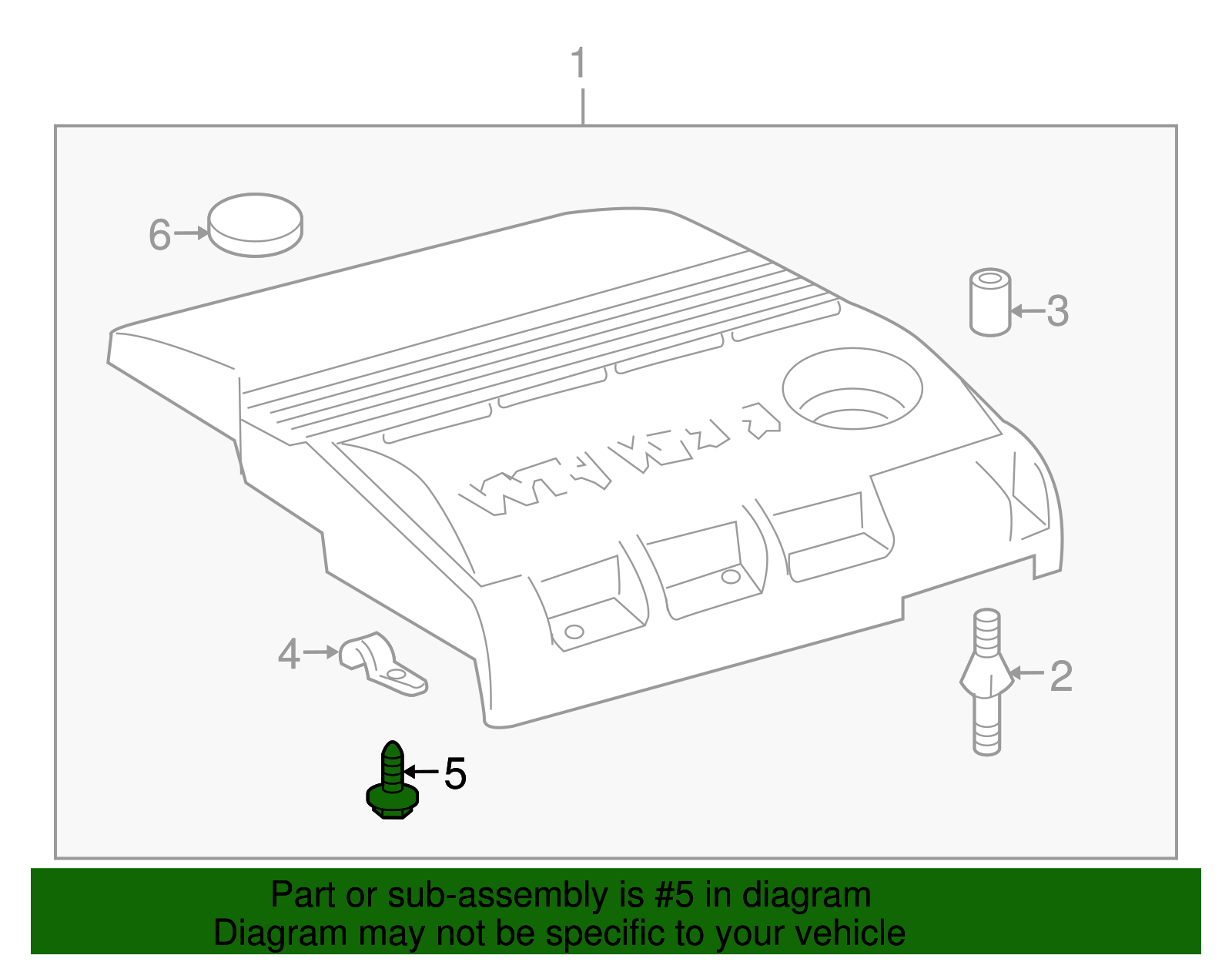 Engine Cover Screw - Toyota (90168-A0008)