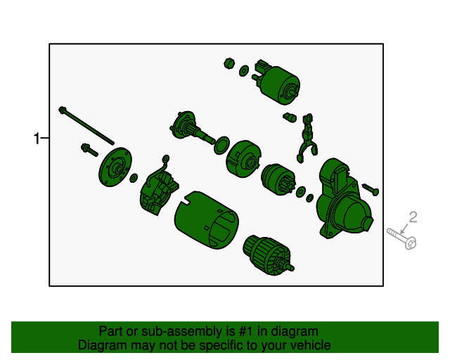 20162022 Kia Starter Motor 36100 2G300RU OEM Parts Online