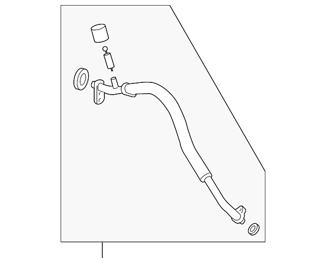 Air Conditioning Refrigerant Suction Hose - GM (20816380)