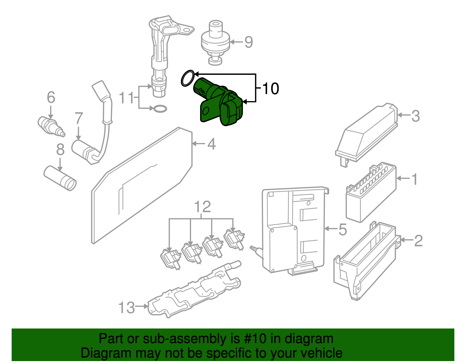 Engine Crankshaft Position Sensor - GM (12560228)