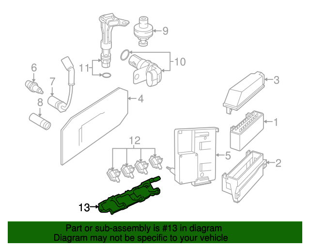 19992005 GM Ignition Coil Bracket 12563288