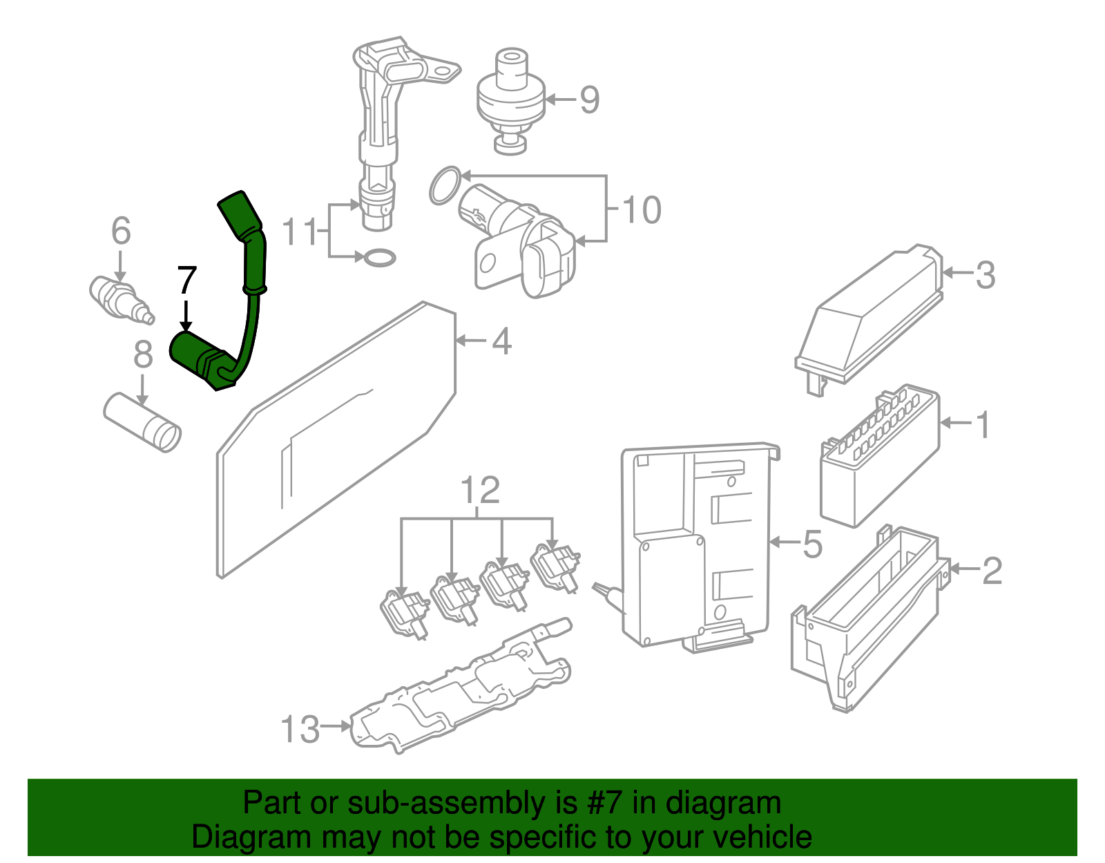 Spark Plug Wire - GM (19351592)