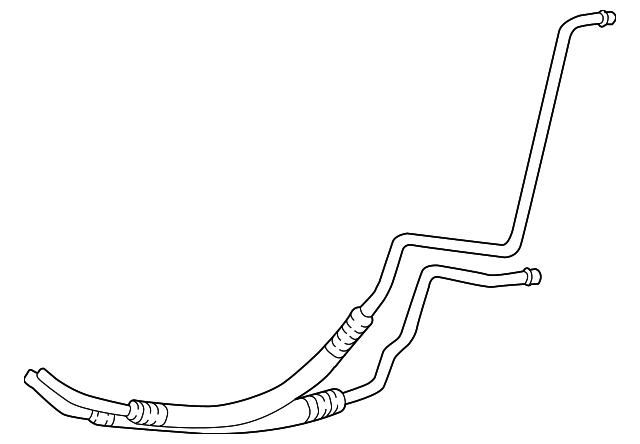 Automatic Transmission Fluid Cooler Line - GM (84303650)