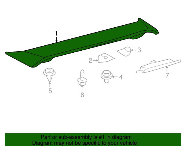 20092010 Toyota Corolla Spoiler 7687102907 Toyota Parts Center