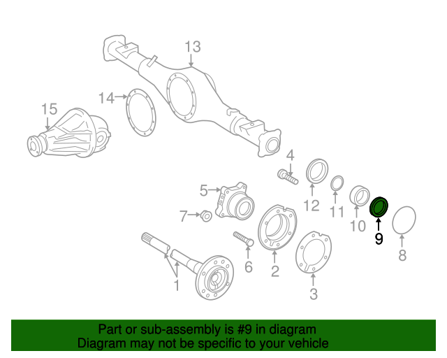 20072023 Toyota Tundra Hub & Bearing Washer 90208A0001 Toyota Parts