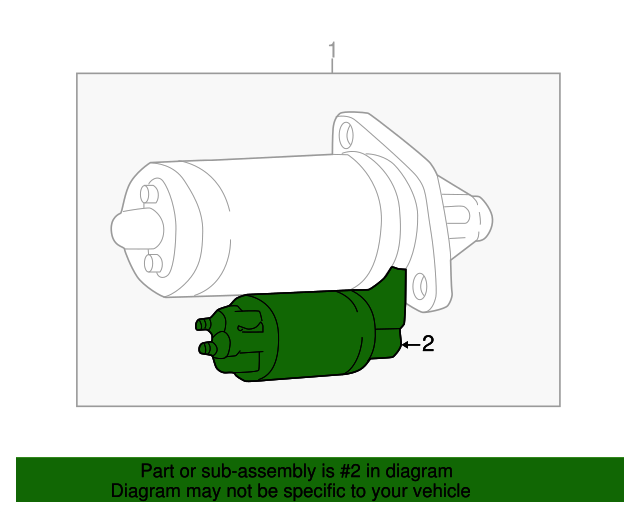 2815066060 Starter Solenoid 19941998 Toyota Land Cruiser OEM