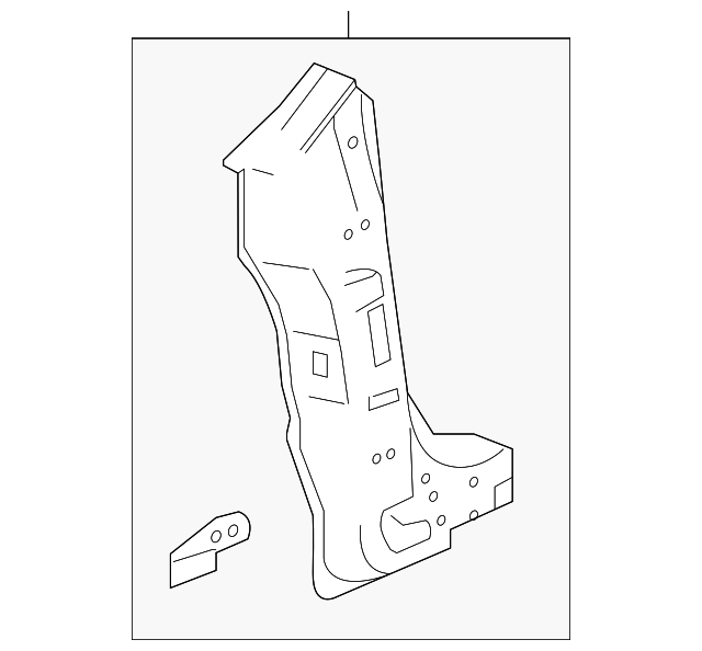 20132019 Cadillac XTS Passenger Side Front Door Opening Frame