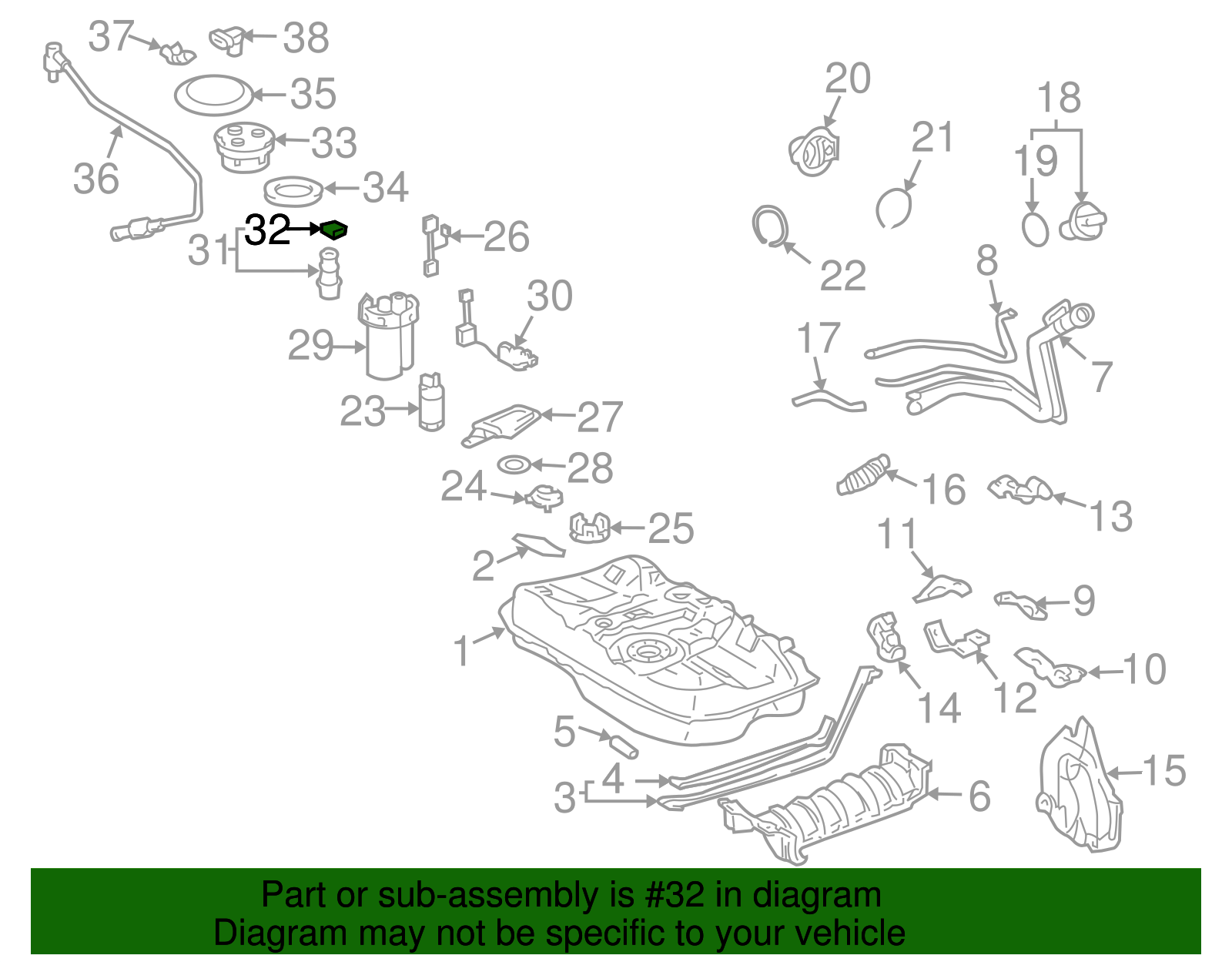 Fuel Injection Pressure Regulator O-Ring - Scion (90301-07020)