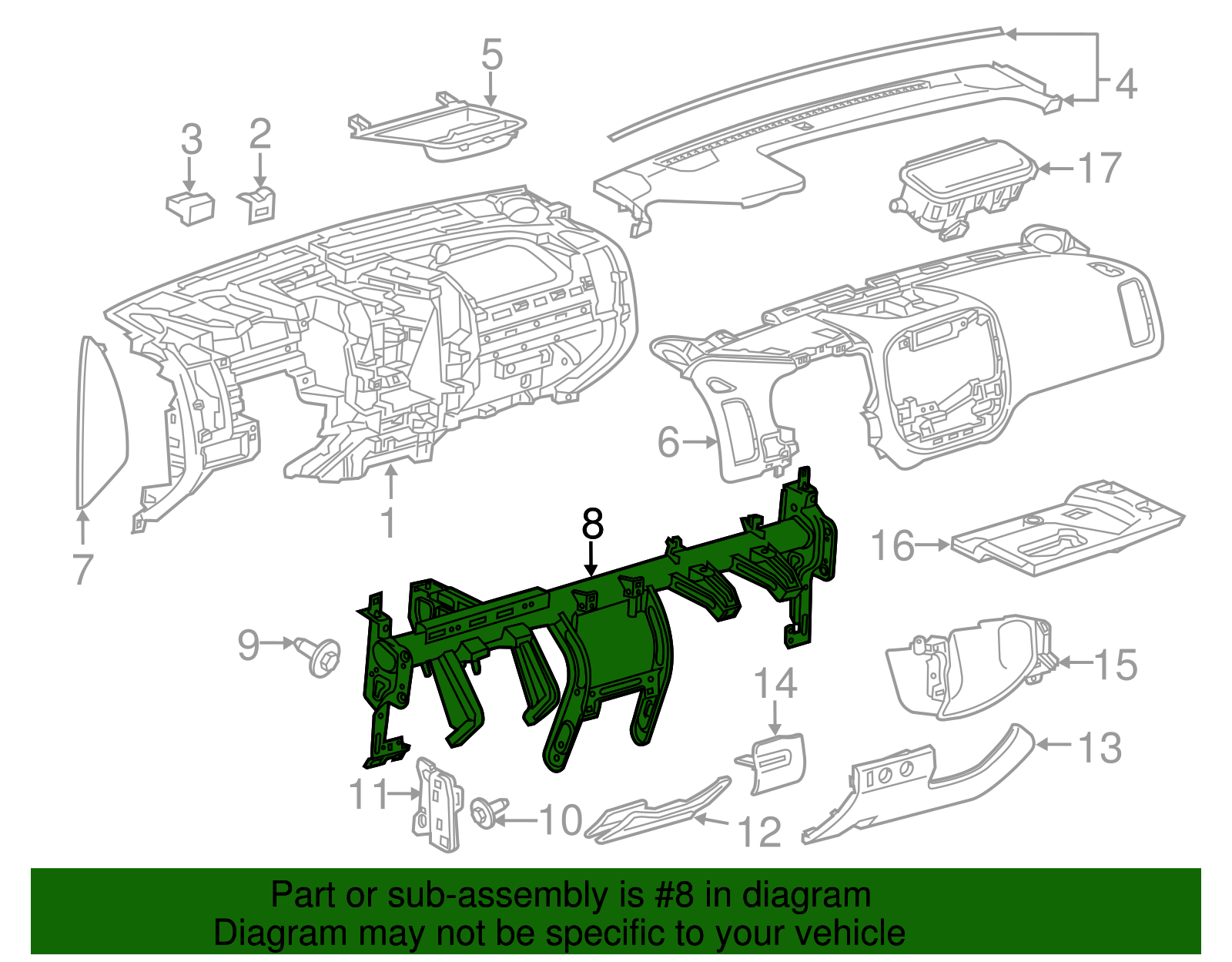 Reinforced Beam - GM (84423095)