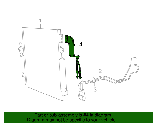 20082012 Jeep Liberty Oil Cooler Line 68033238AA Mopar Depot