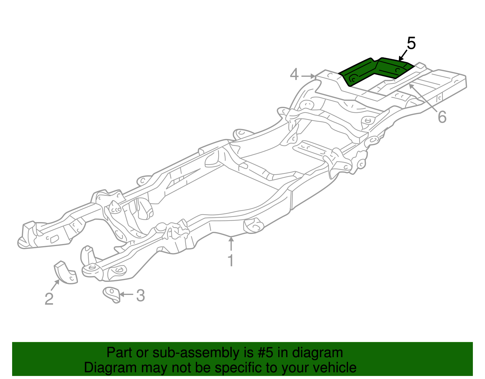 Rear Cross-Member - GM (12377858)