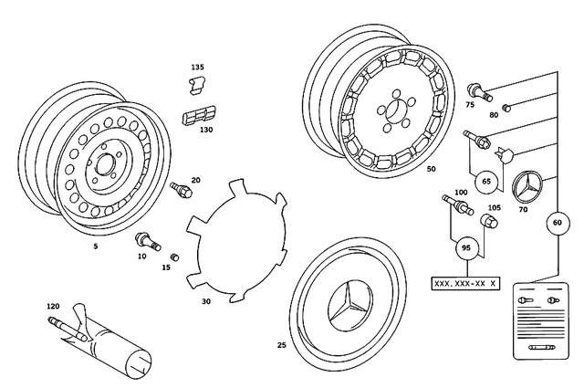 6 6 47 0012 Wheel Exchange Disc 1955 1993 Mercedes Benz Mercedes 6-6-47-0012-wheel-exchange-disc-1955-1993-mercedes-benz-mercedes
