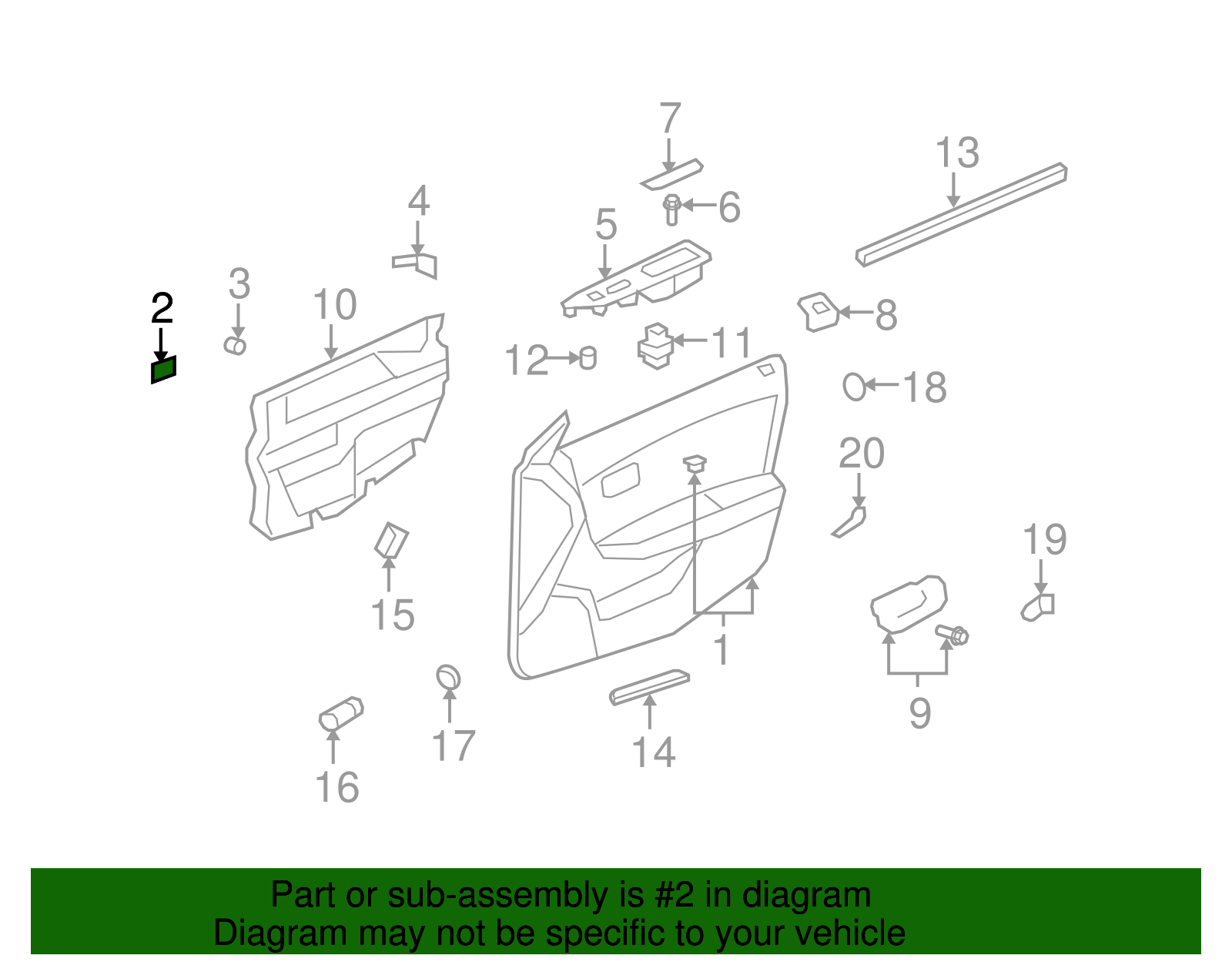 Multi-Purpose Nut - GM (11561898)