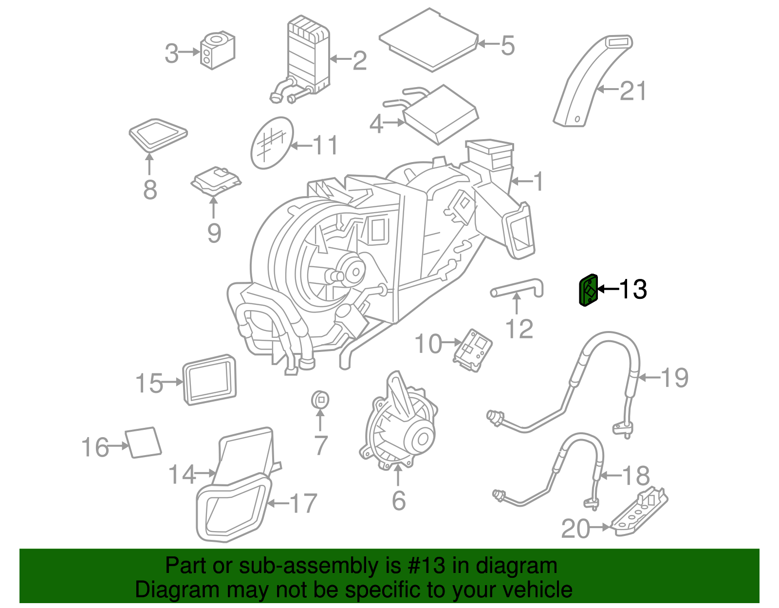 Motorcraft™ HVAC Blower Motor Resistor - Ford (YH-1699)