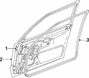 Genuine OEM Mazda Weatherstripping Parts RealMazdaParts