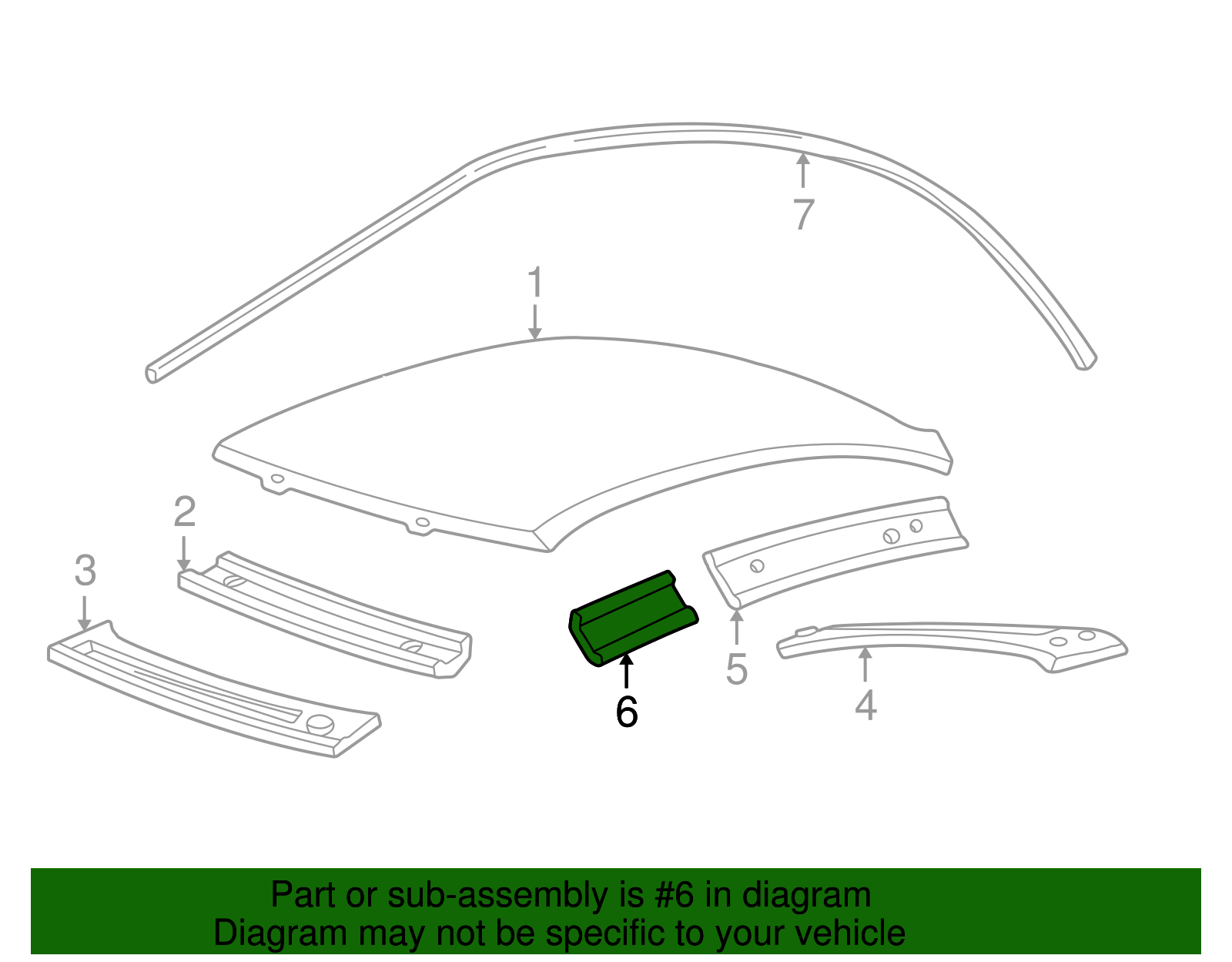 Rail Reinforced - Ford (XW4Z-54513A06-AA)