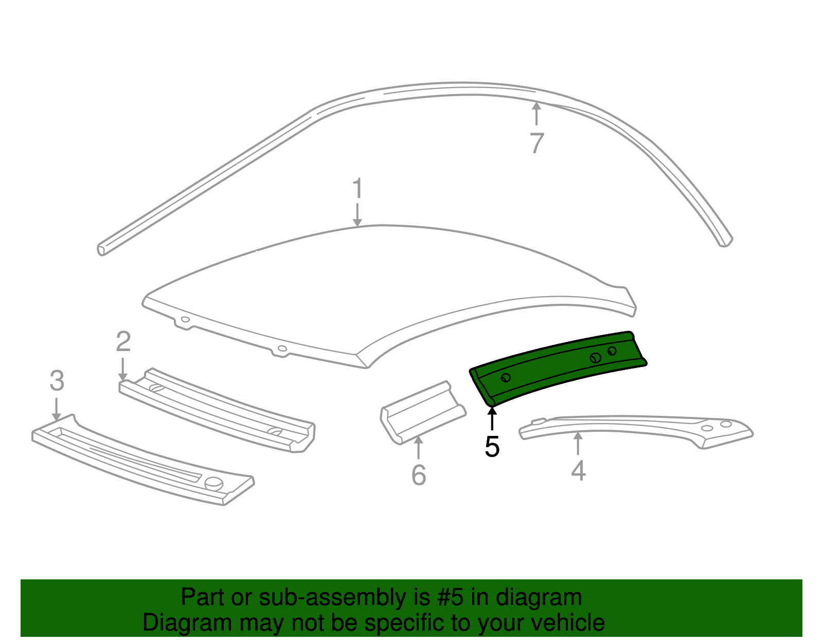 Inner Side Rail - Ford (YW4Z-5451180-AA)