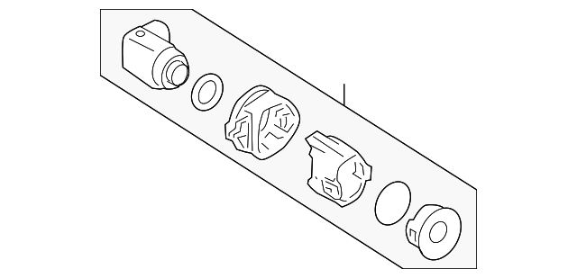Parking Assist Alarm Sensor - GM (89047027)