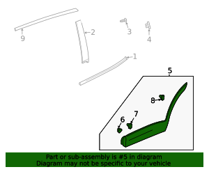 42856190 - Molding - Findlay Auto Parts