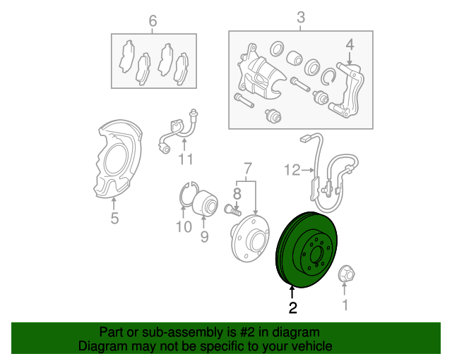4351212710 Rotor 20082014 Toyota OEM Parts To You