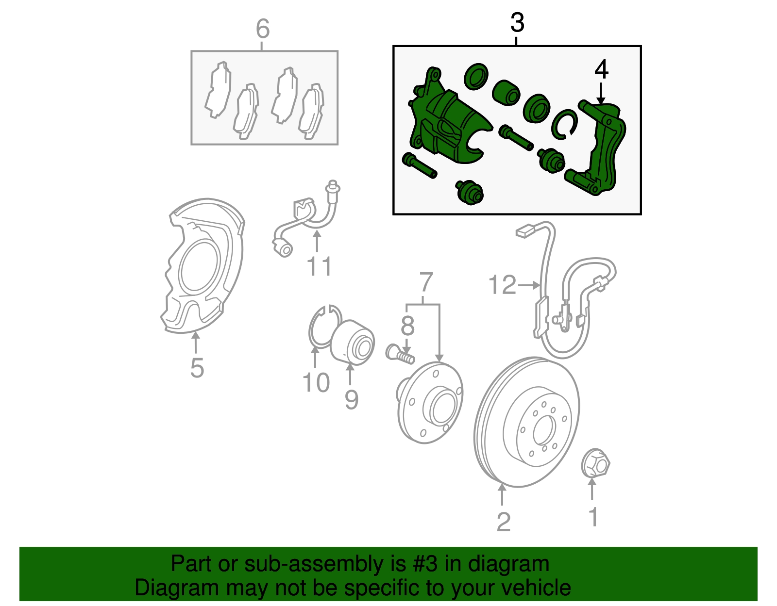 Caliper - Scion (47730-12A10)