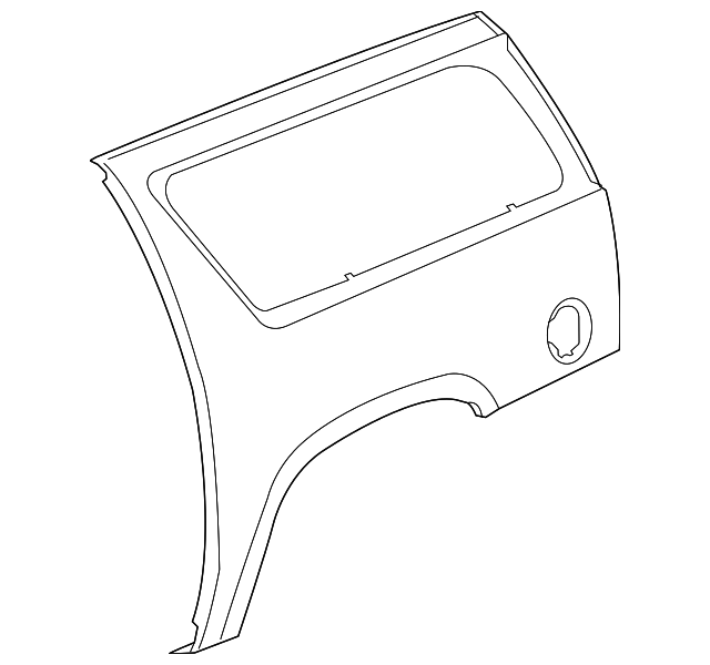 20072014 GM Passenger Side Body Side Outer Panel 15829330 GM