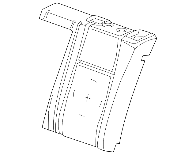 Rear Driver Side Seat Back Pad - GM (95083206)